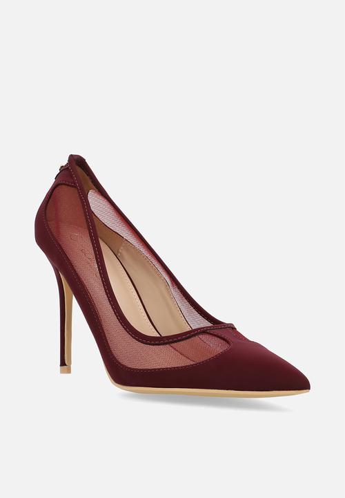 Miss Black - Lola 55 mesh court heel - wine