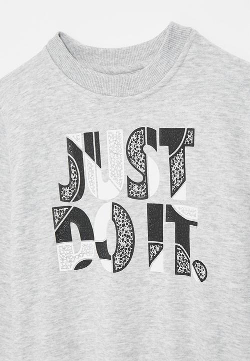 Nike - Nike crew - light smoke grey heather