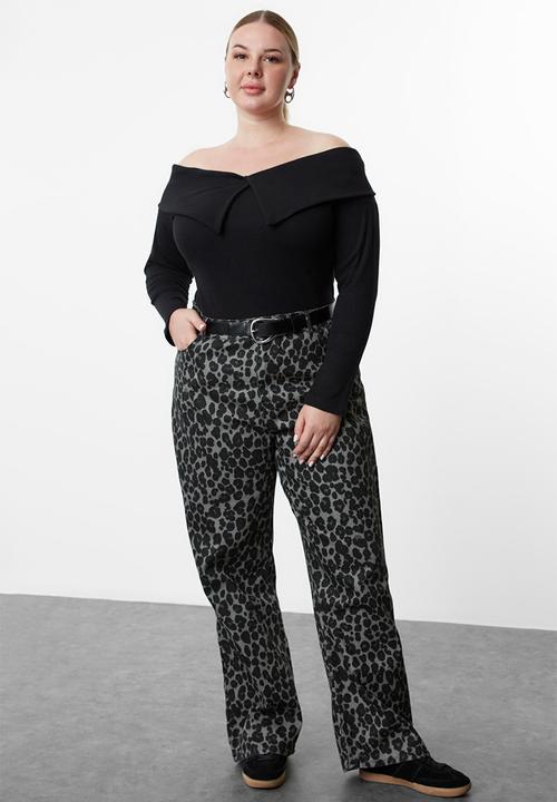 Trendyol - Plus size camisole knitted pl - black