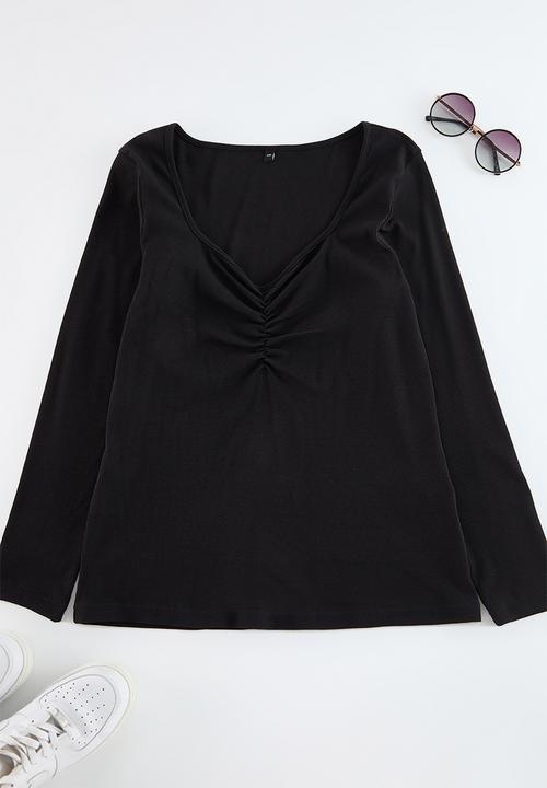 Trendyol - Plus size camisole knitted plus size blouse  - black
