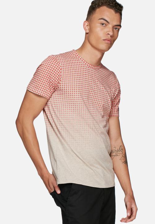 Ben Sherman - Gingham ombre tee
