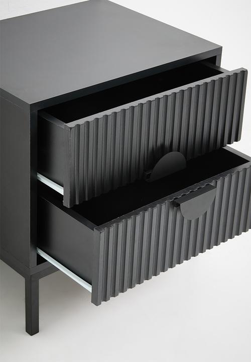 Me&Co - Optima Bedside Table - Black