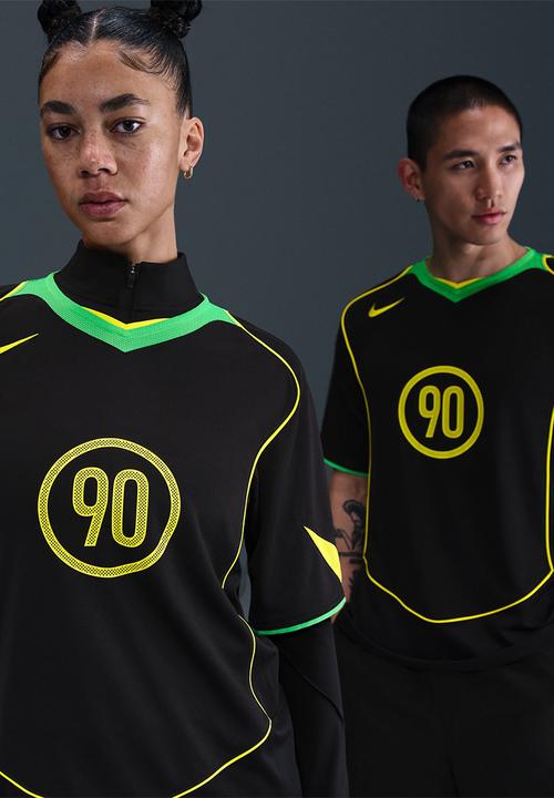 Nike - Total 90 Energy Dri-FIT Soccer Jersey - Black/Green Spark/Opti Yellow