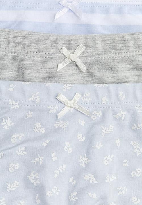 H&M - 3 pack boxer briefs - light blue & light grey 