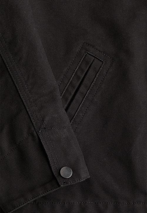 H&M - Cotton canvas jacket - black