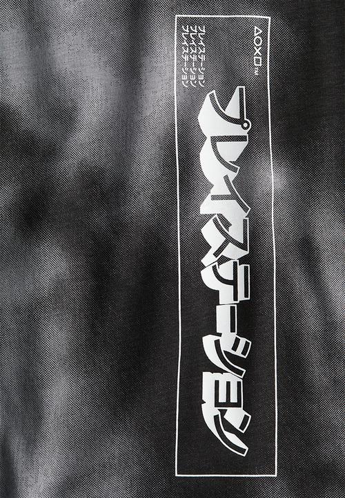 H&M - Printed cotton t-shirt - dark grey playstation