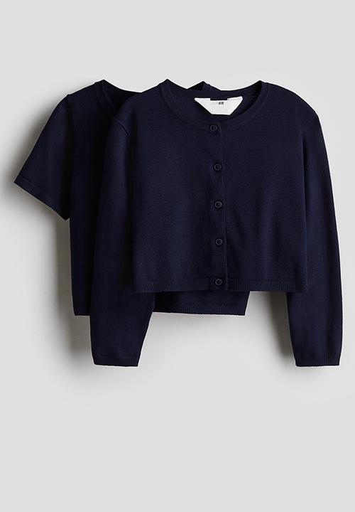 H&M - 2-Piece top and cardigan set - navy blue