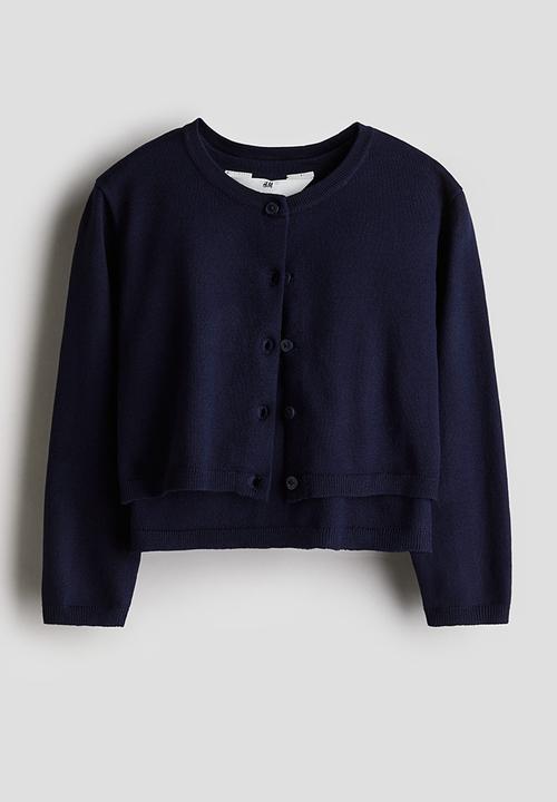 H&M - 2-Piece top and cardigan set - navy blue
