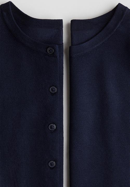 H&M - 2-Piece top and cardigan set - navy blue