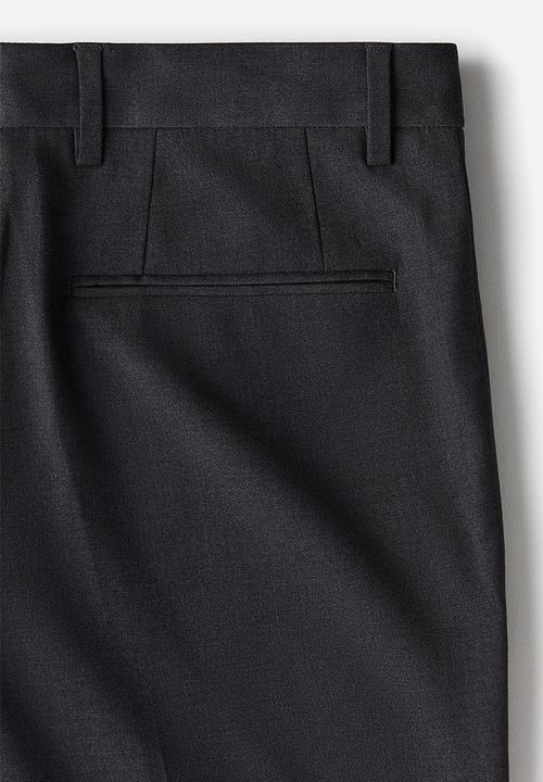 H&M - Slim fit suit trousers - dark grey
