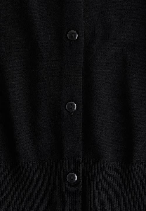 H&M - Button-front sweater vest - black