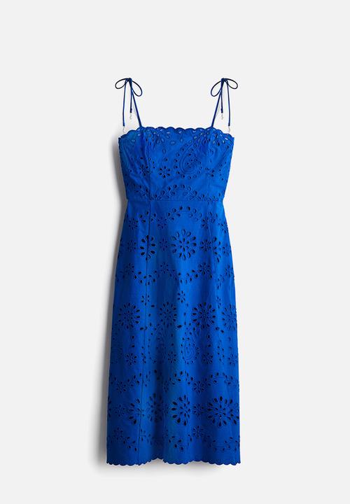 princess polly baby blue dress Tie strap dresses main image 1