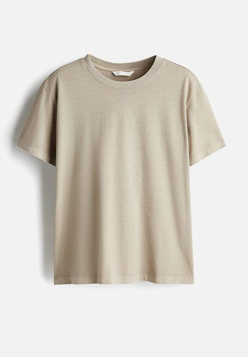 H&M - Cotton t-shirt - beige