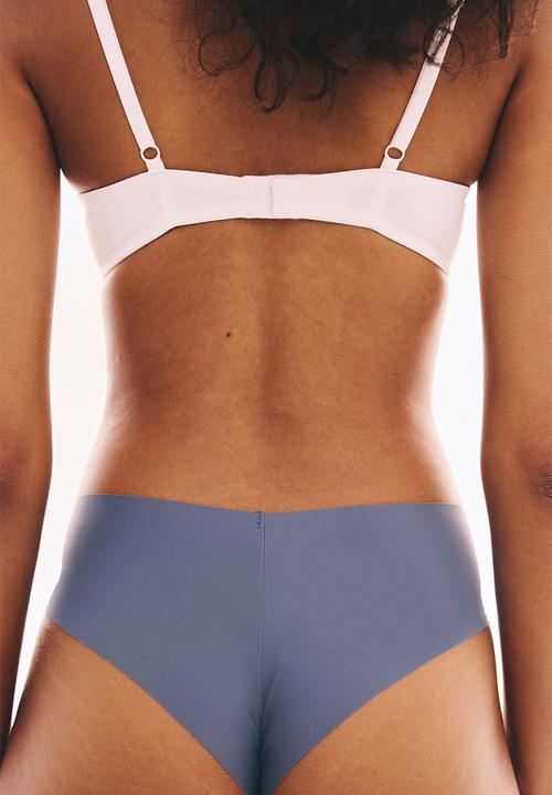 H&M - 3-Pack invisible hipster briefs - pigeon blue & navy blue