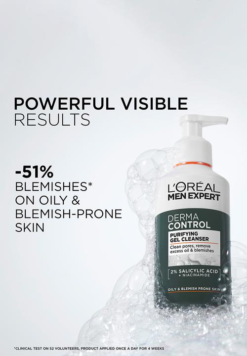 L'Oreal Men Expert - Men Expert Derma Control Cleansing Gel 260ML
