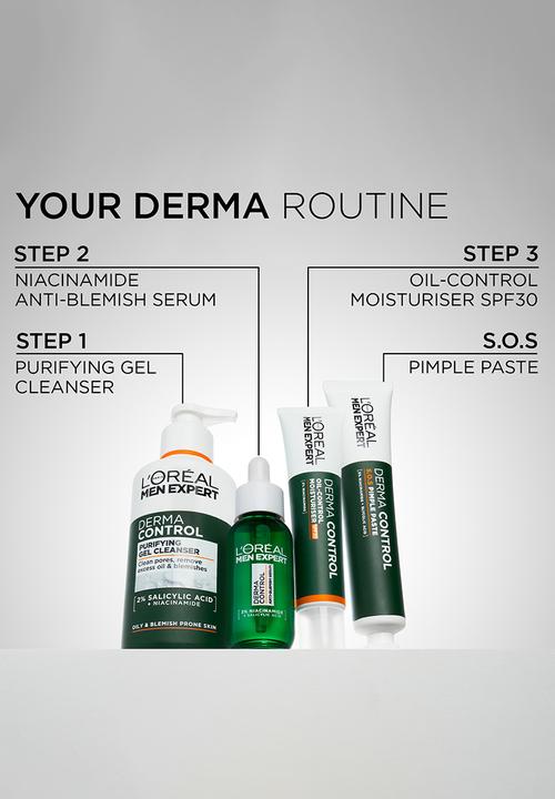 L'Oreal Men Expert - Men Expert Derma Control Cleansing Gel 260ML