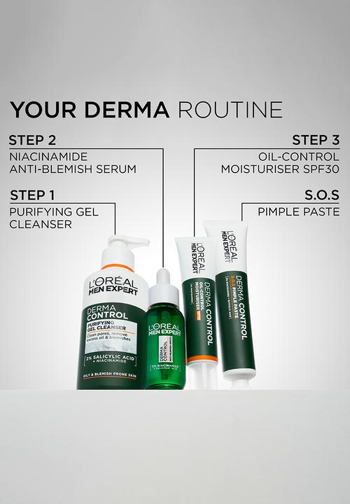 L'Oreal Men Expert - Men Expert Derma Control Anti Blemish Serum 30ml