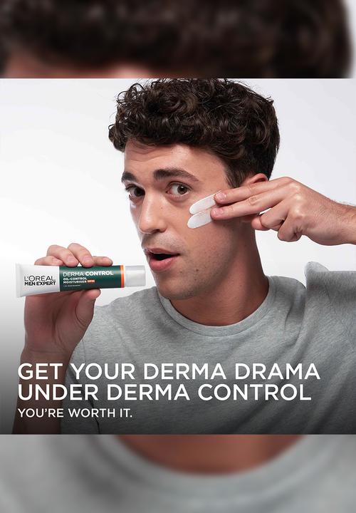 L'Oreal Men Expert - Men Expert Derma Control Moisturiser Oil Control with SPF30