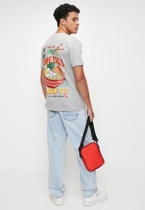 Brave Soul - T-shirts - Light Grey Marl