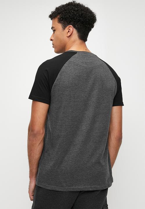 Brave Soul - T-Shirts - Black Charcoal Marl