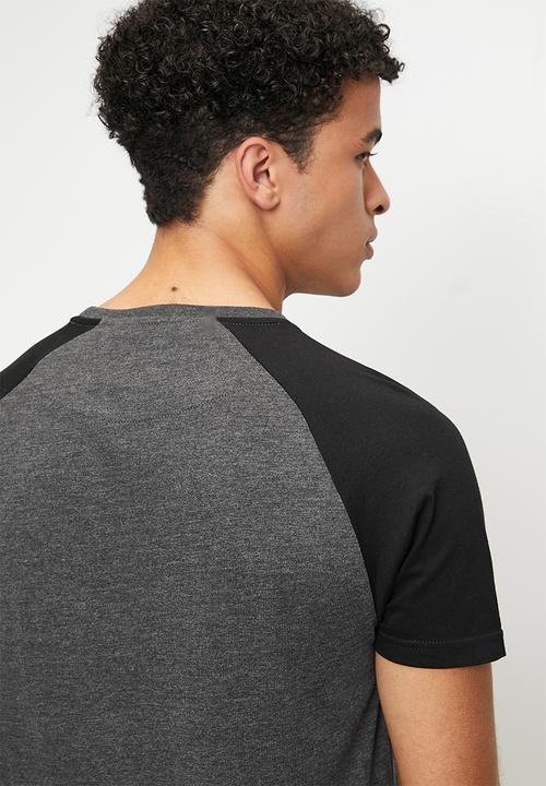 Brave Soul - T-Shirts - Black Charcoal Marl
