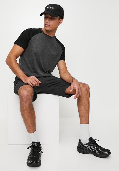 Brave Soul - T-Shirts - Black Charcoal Marl