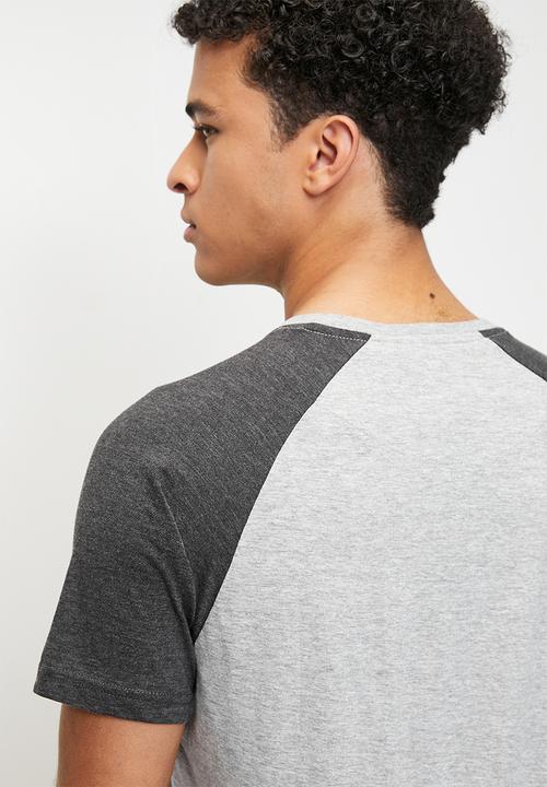 Brave Soul - T-Shirts - Light Grey Marl