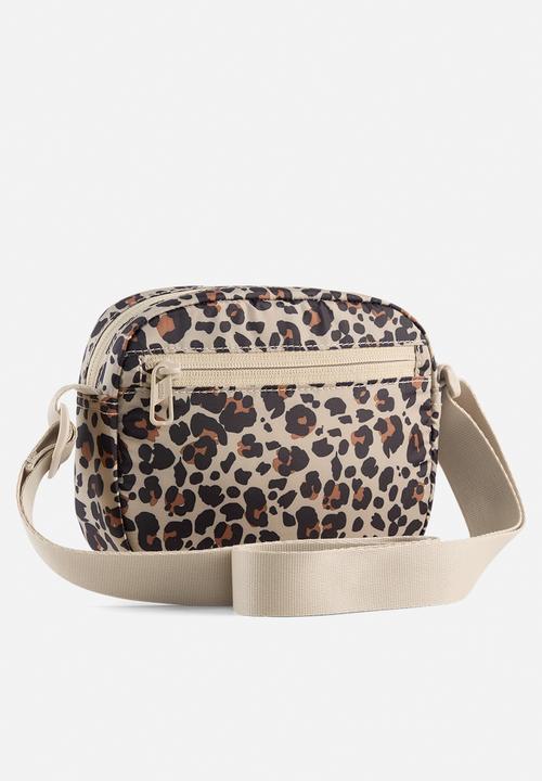 PUMA - Pop crossbody bag - toasted almond animal