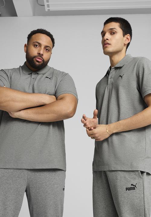 PUMA - Essential Pique Polo - Grey