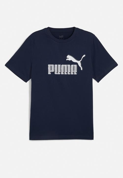 PUMA - GRAPHICS No. 1 Logo Tee M Club Navy