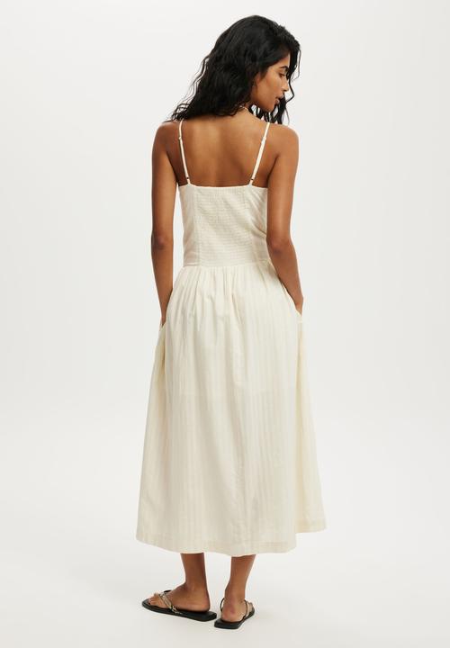 Cotton On - Alexis seamed maxi dress - coconut
