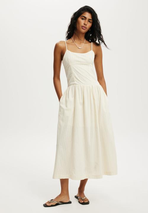 Cotton On - Alexis seamed maxi dress - coconut