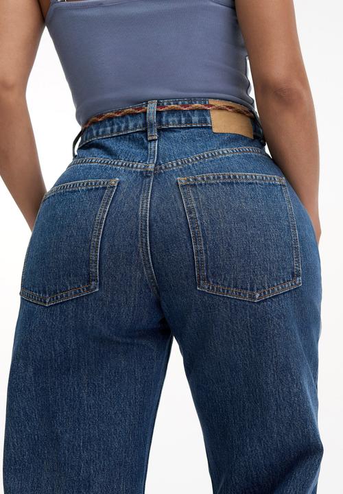 Cotton On - Plus curvy 91 straight jean - celeste blue