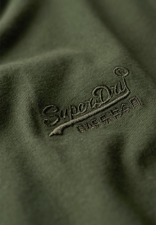Superdry. - Essential Logo Emb Tee - Duffel Bag Green