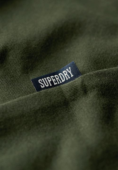Superdry. - Essential Logo Emb Tee - Duffel Bag Green