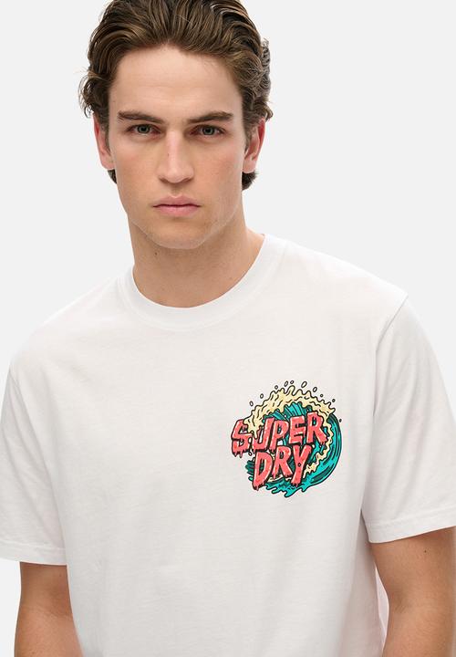 Superdry. - Outdoor Narrative Loose Tee - Optic