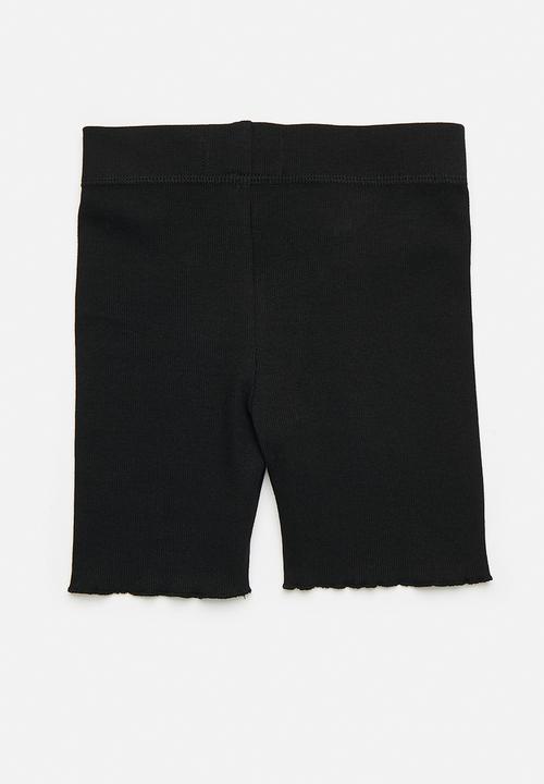 Cotton On - Girls multipack hailey bike short - black rib