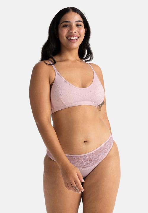 DORINA - Plus Jazyln bralette - pink3
