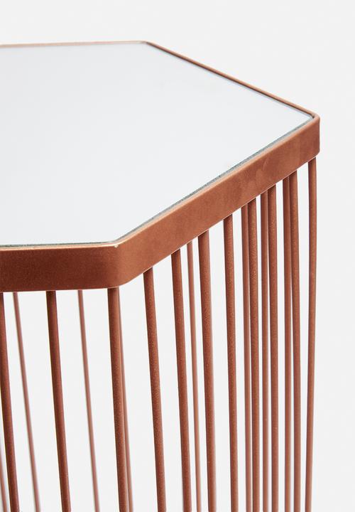 Sixth Floor - Hexagon mirror table