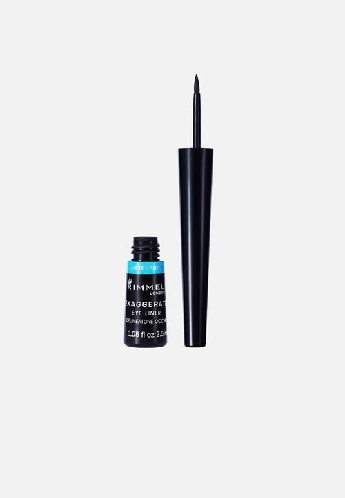 Rimmel - Exaggerate Waterproof Liquid Eyeliner - 003 Black