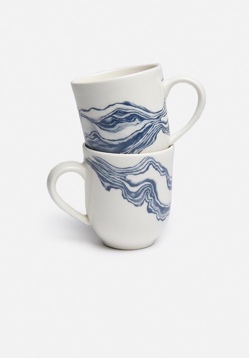 Love Milo - Indigo mug set of 2