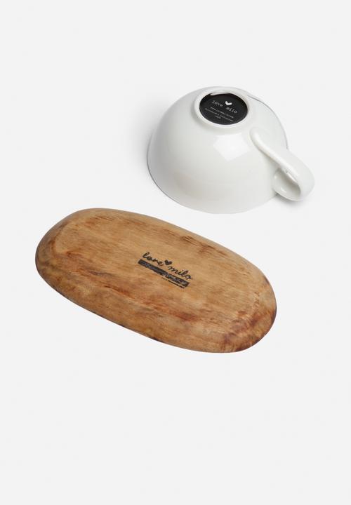 Love Milo - Cappuccino branch cup & saucer set