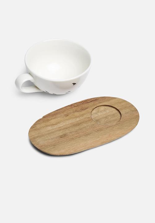 Love Milo - Cappuccino bird cup & saucer