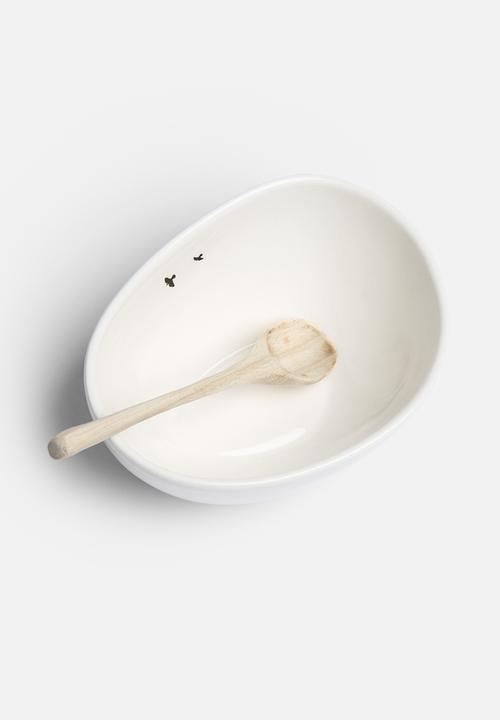 Love Milo - Bird bowl & wooden spoon