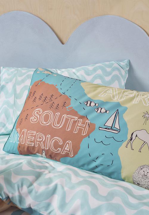 Linen House - Atlas Duvet Cover Set - blue