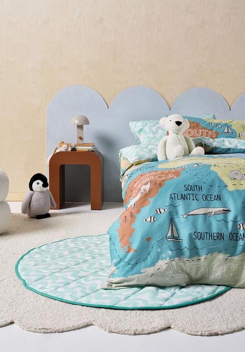 Linen House - Atlas Duvet Cover Set - blue