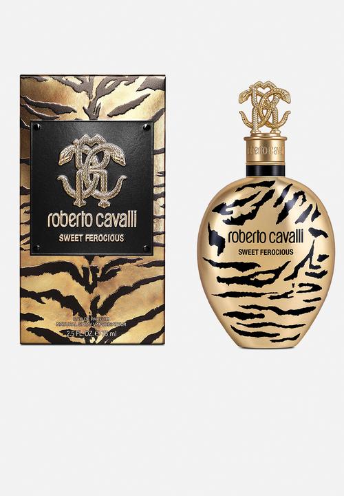 roberto cavalli トラ柄ラメ入りタンクトップ S Roberto Cavalli Sweet Ferocious Edp - 75ml