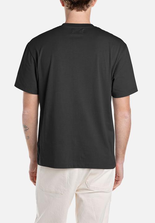 Replay - Relaxed Basic Jersey Tee - Black