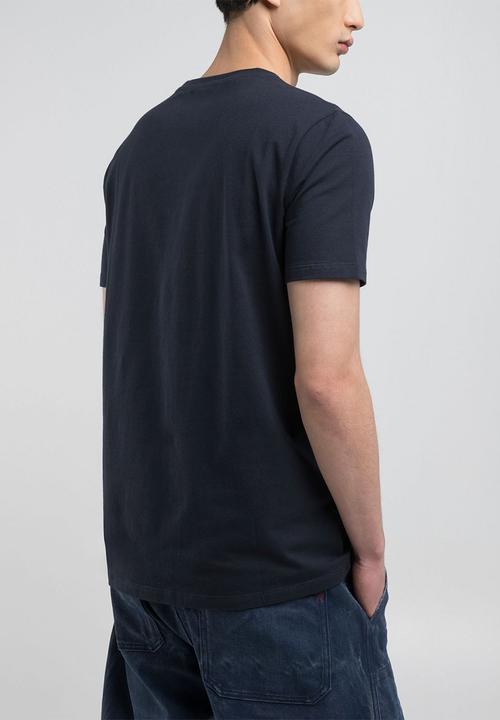 Replay - Replay Minimal Logo Tee - Dark Navy