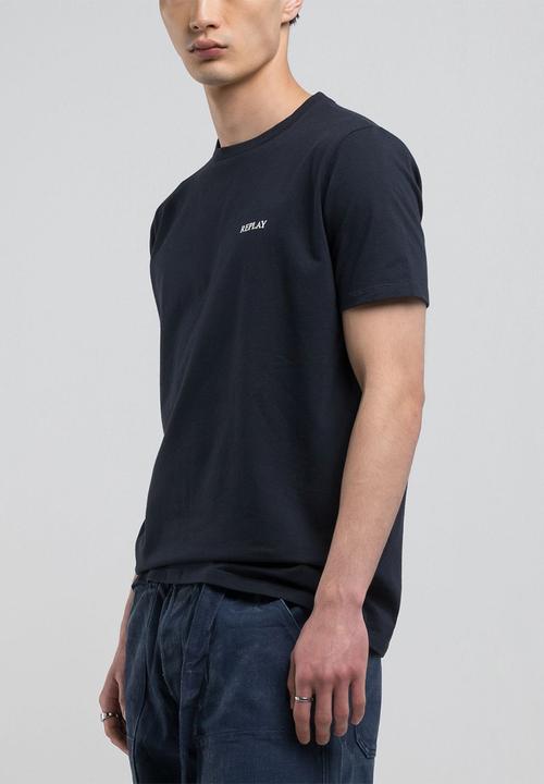 Replay - Replay Minimal Logo Tee - Dark Navy